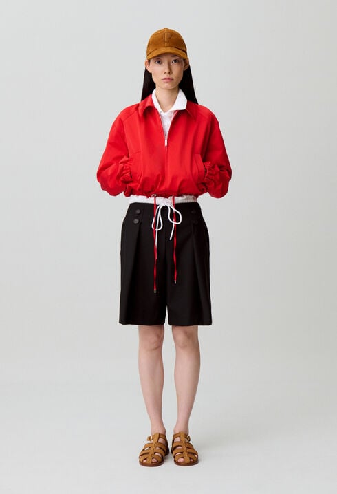 Kurzer Satin-Blouson