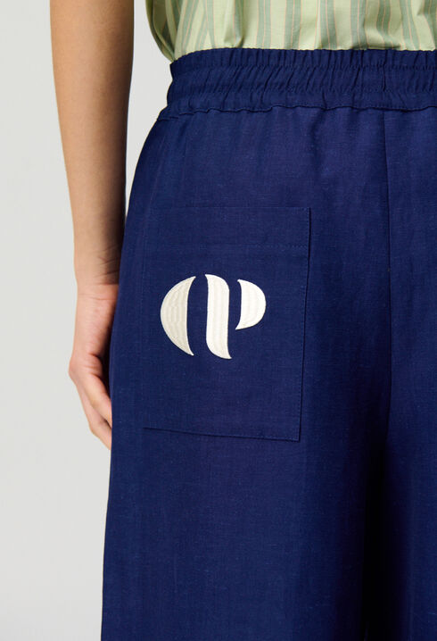 Weite leichte Hose