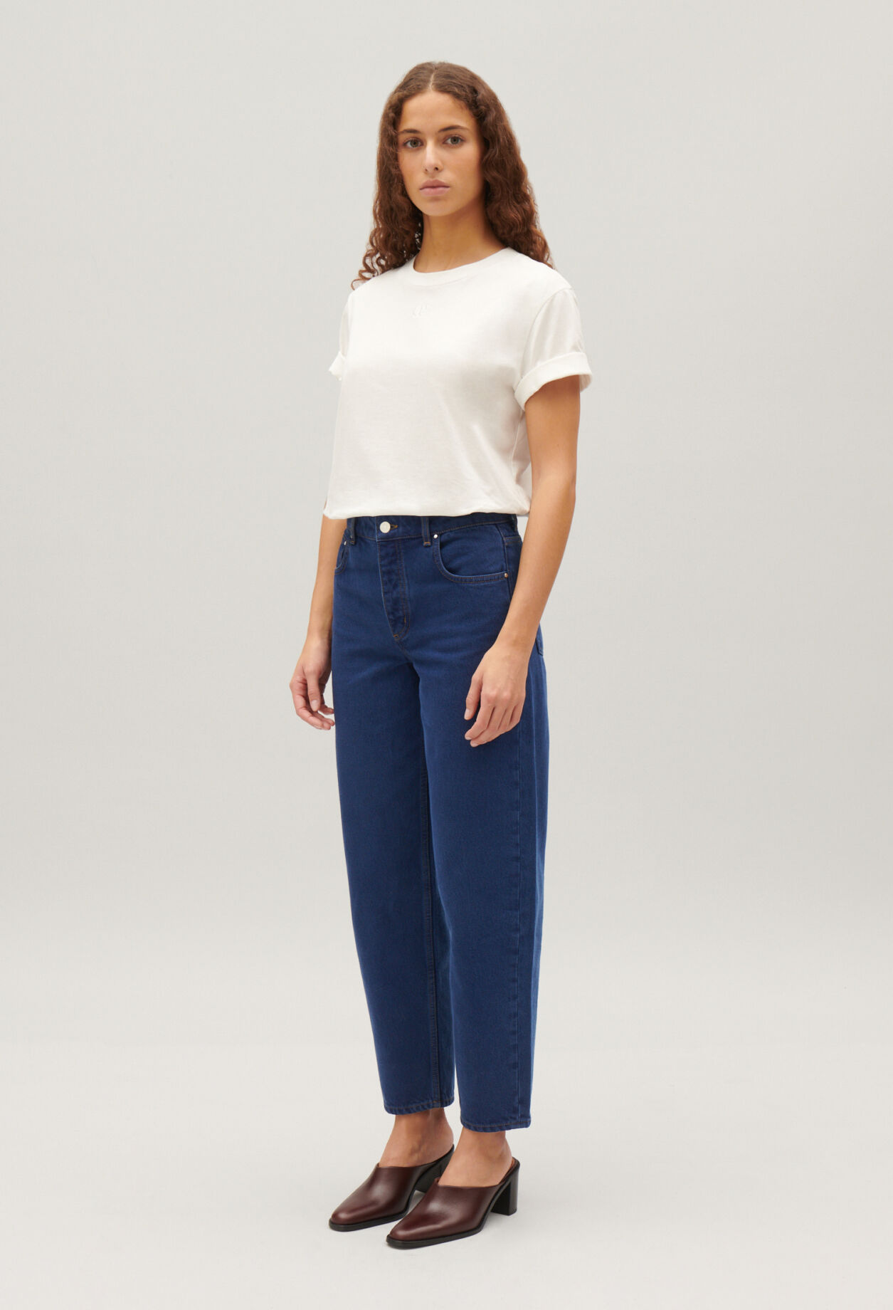 Mom Jeans Luc in Blau