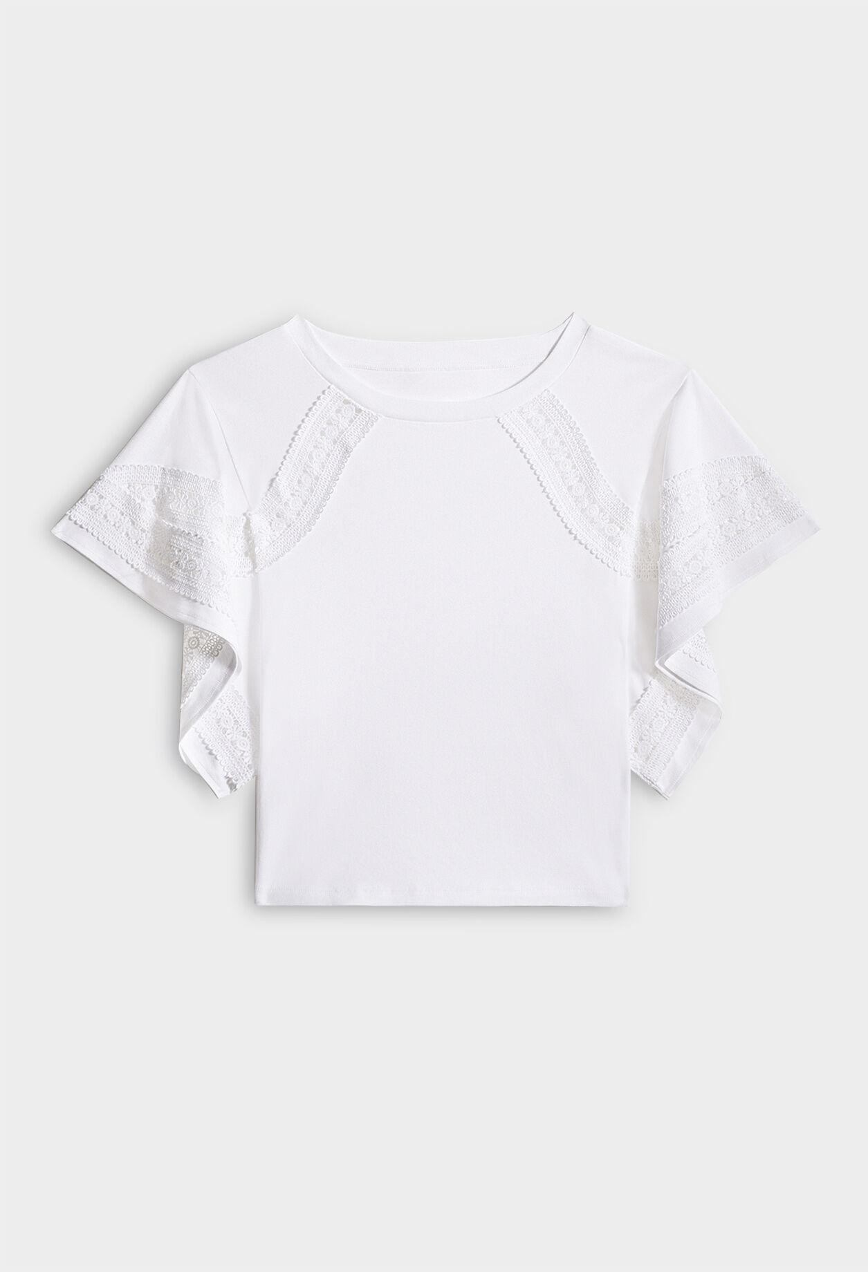 Kurzes T-Shirt aus Bio-Baumwolle
