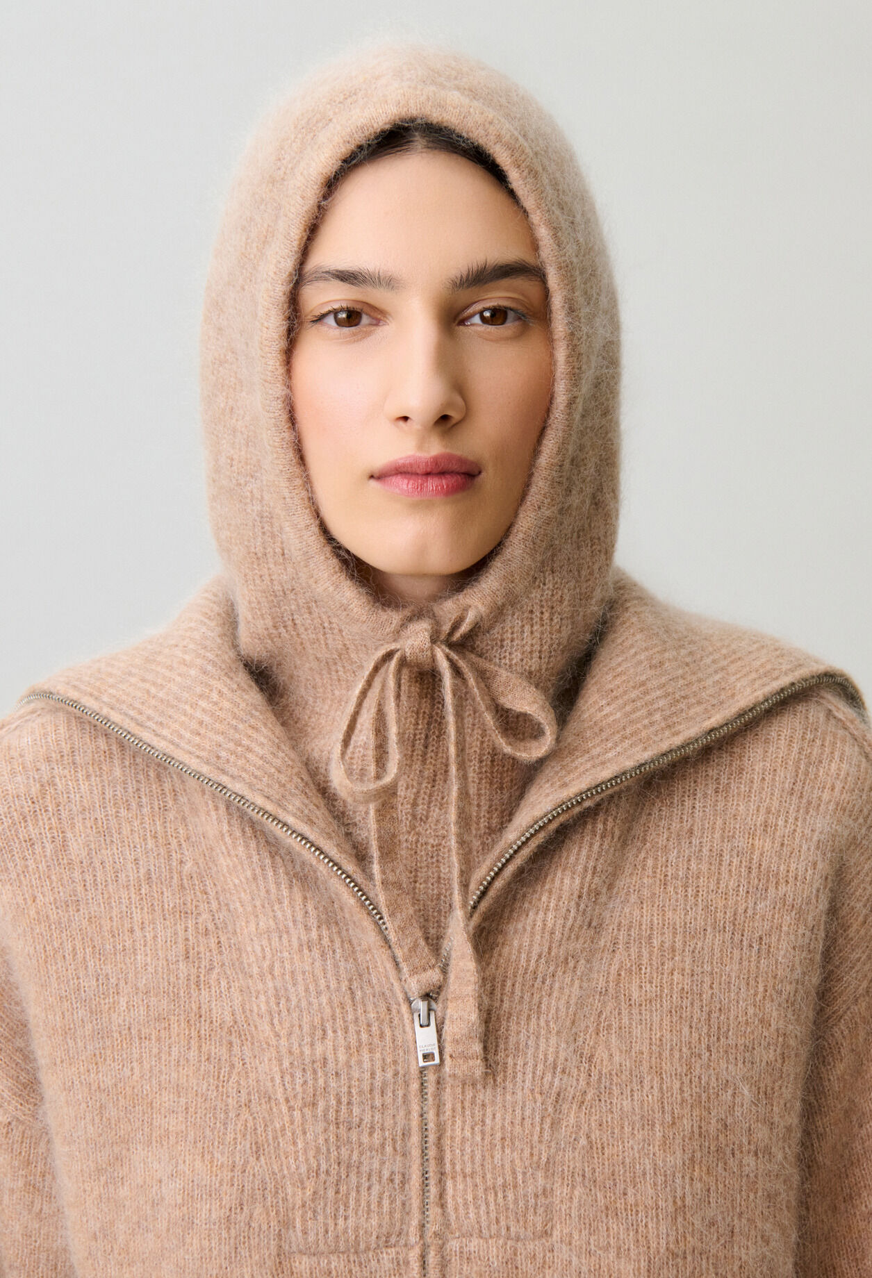 Flauschige Strick-Balaclava