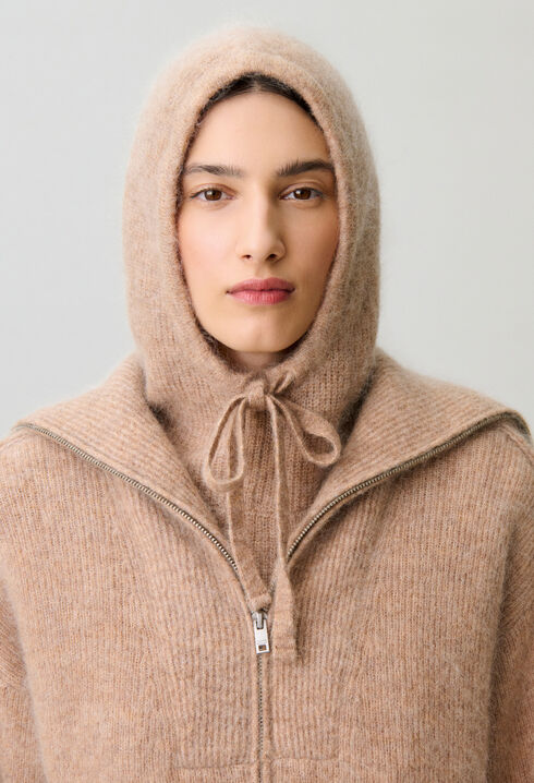 Flauschige Strick-Balaclava