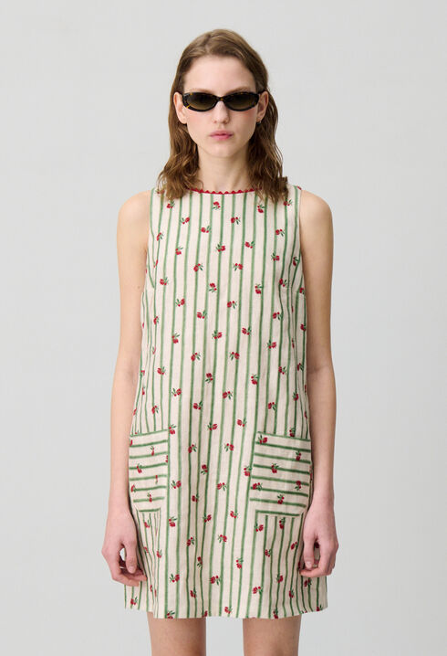 Ärmelloses kurzes Kleid