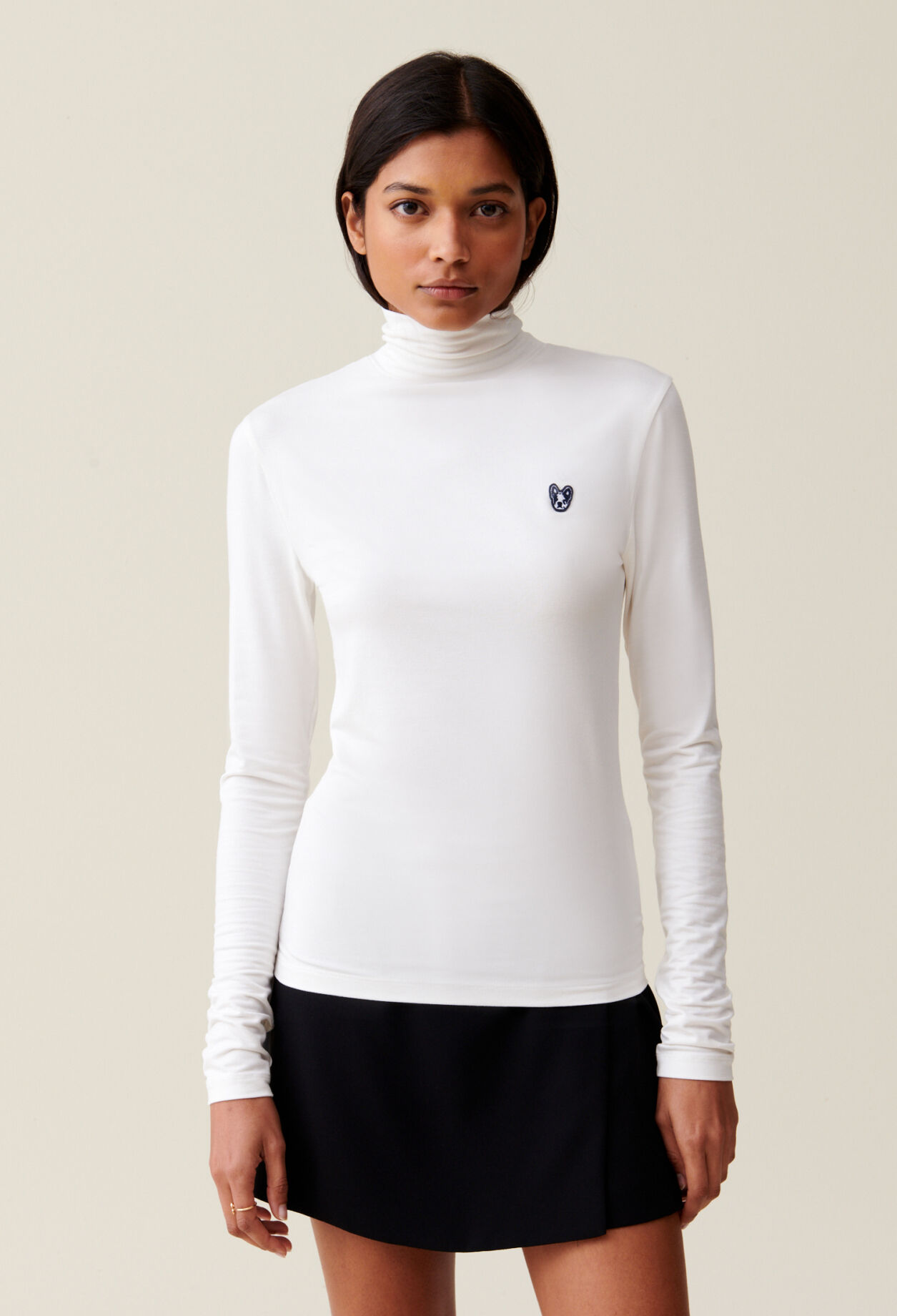 Top Jean Toto mit Rollkragen