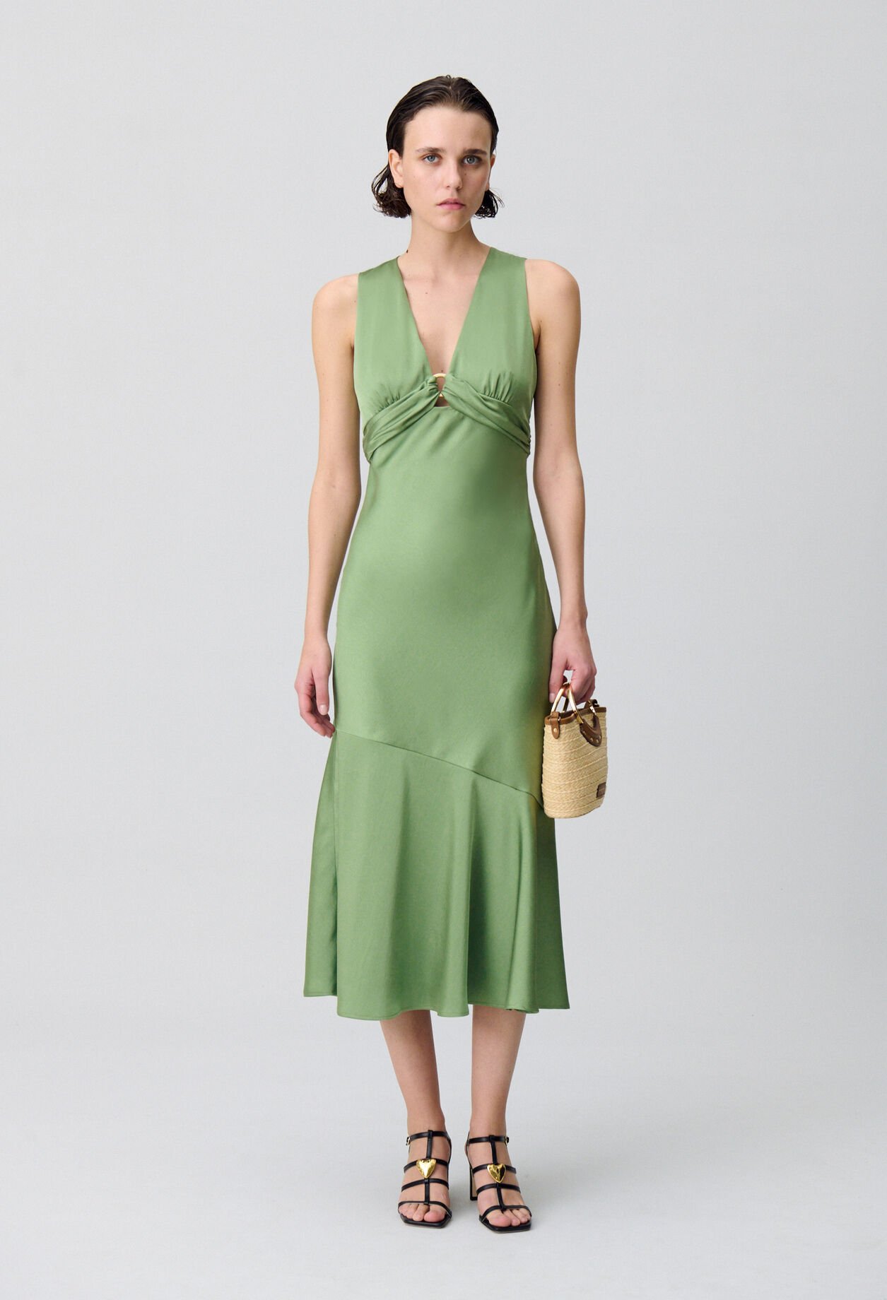Fließendes Maxikleid
