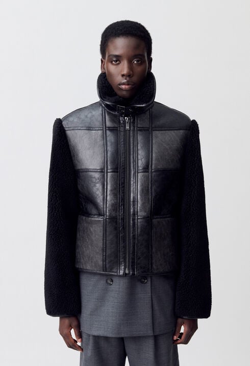 Bimaterialer Blouson