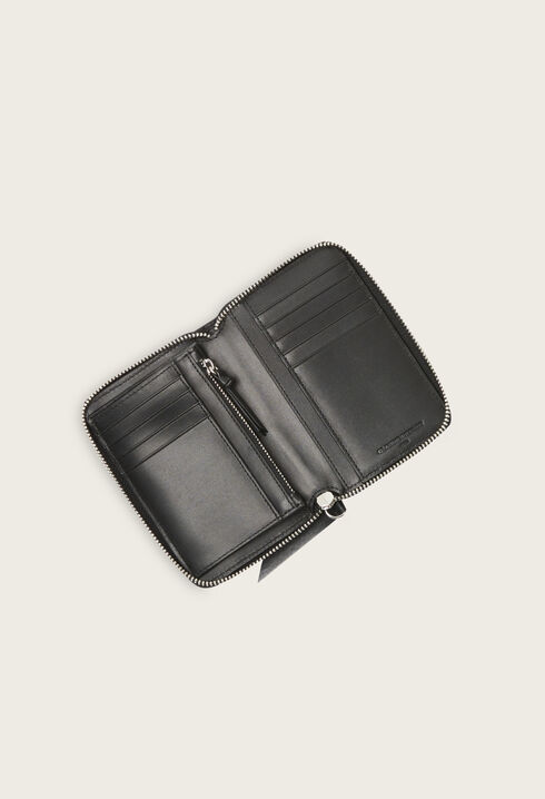 Brieftasche aus gestepptem Leder