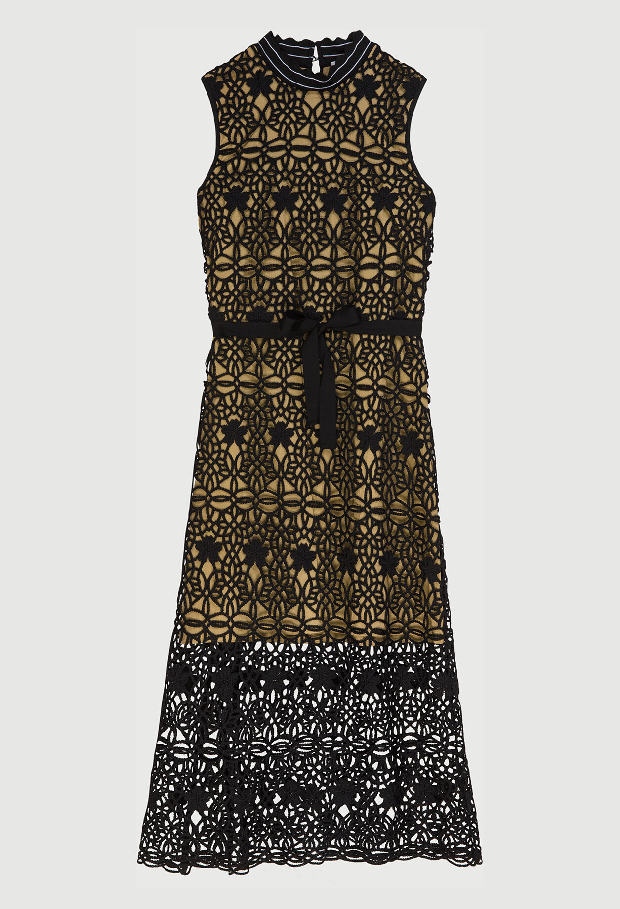 Ärmelloses Häkelkleid