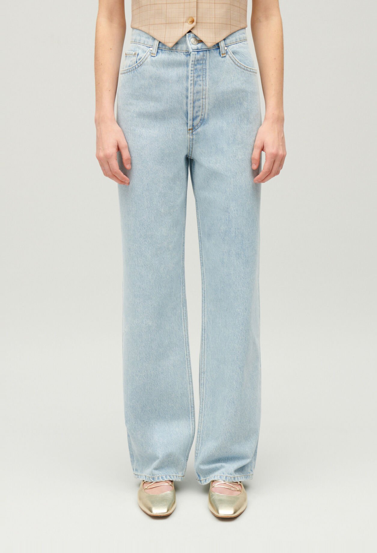 Jean Louis flare blau verwaschen