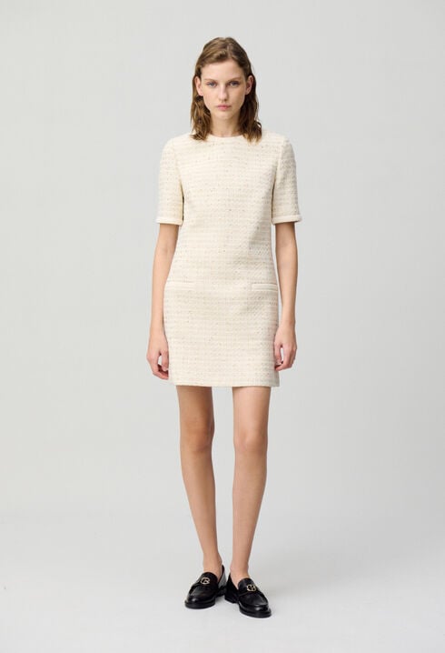 Tweed-Kleid kurz