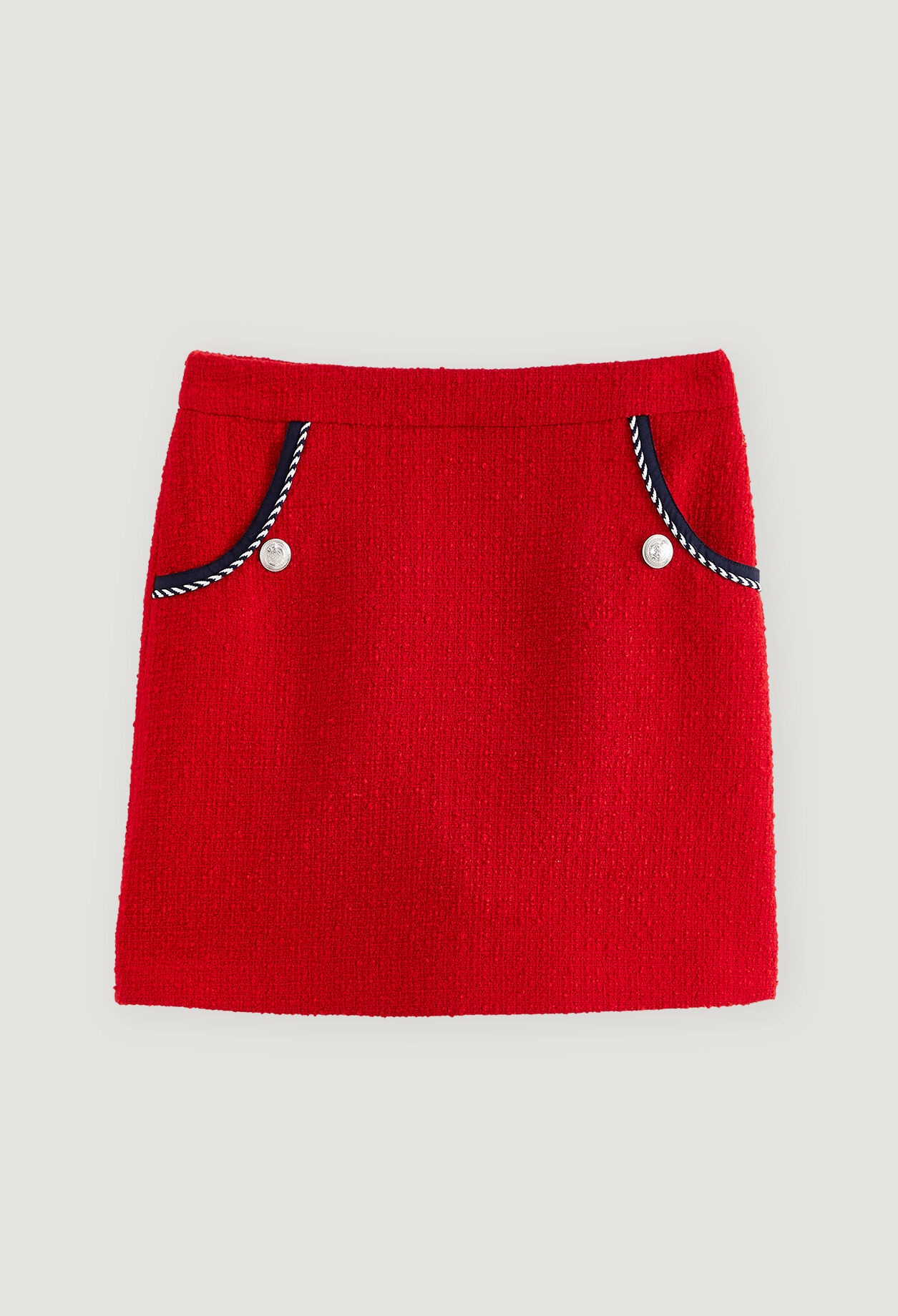 Minirock aus Tweed