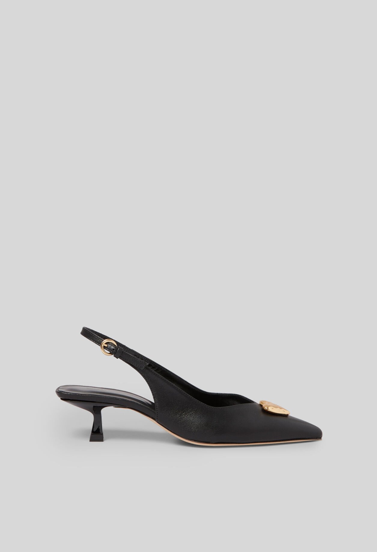 Pumps mit goldenem Herz