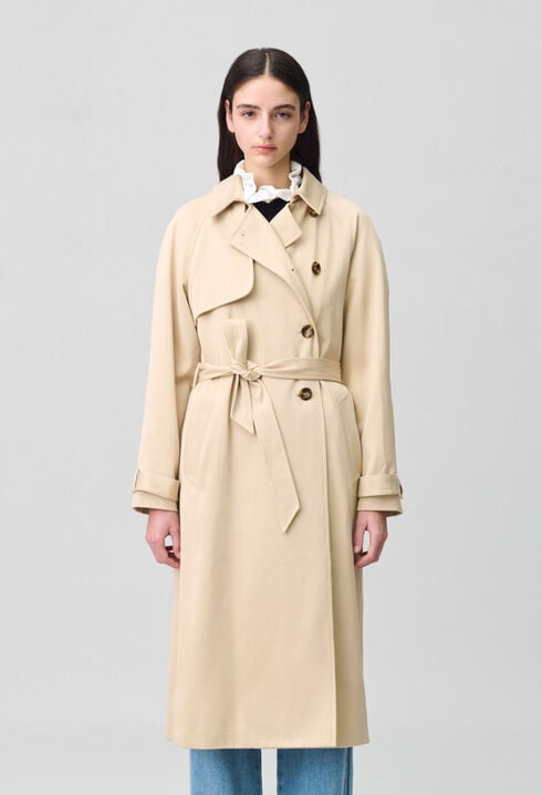 Klassischer 7/8-Trenchcoat