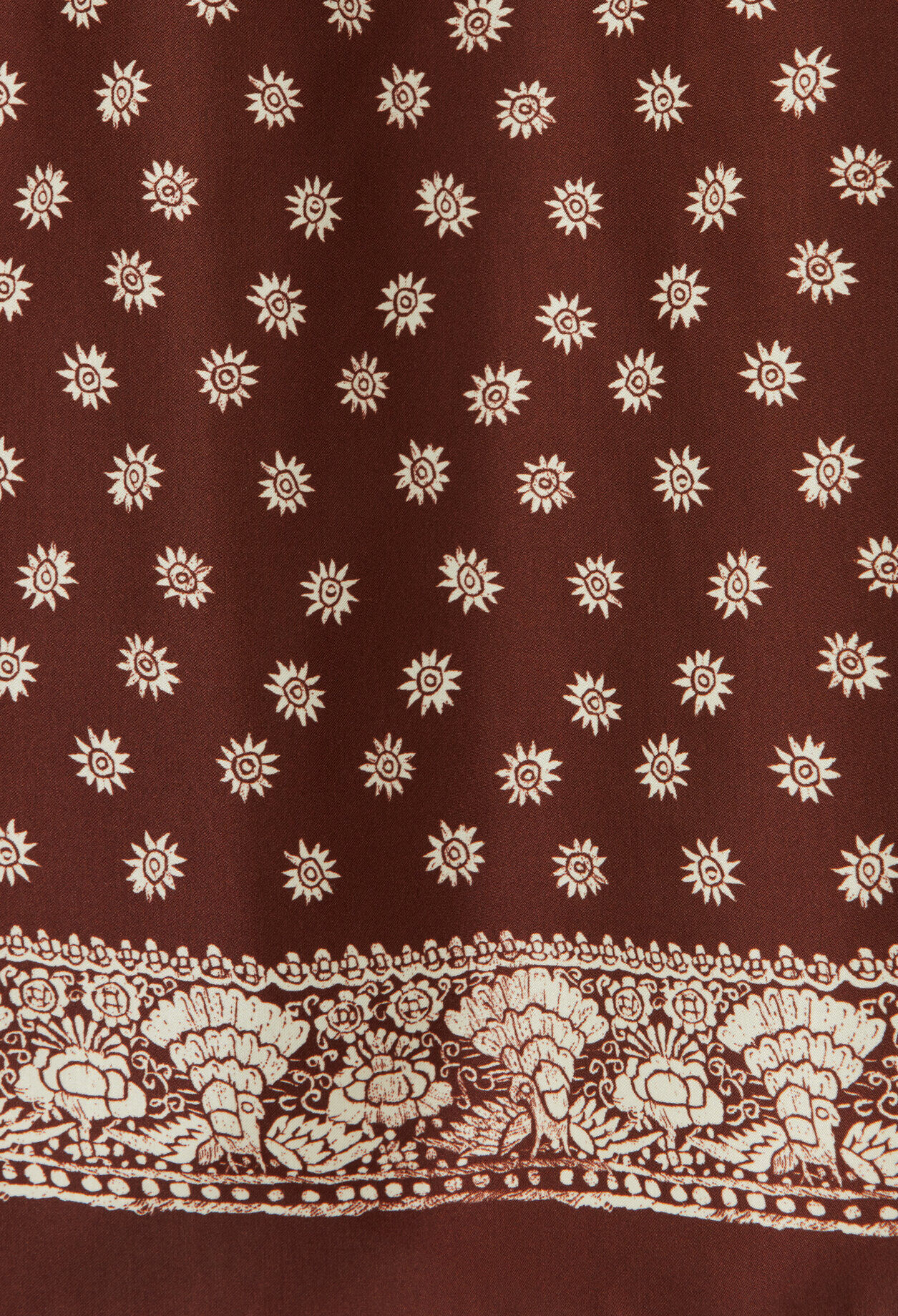 Flie&szlig;ender Rock mit Print