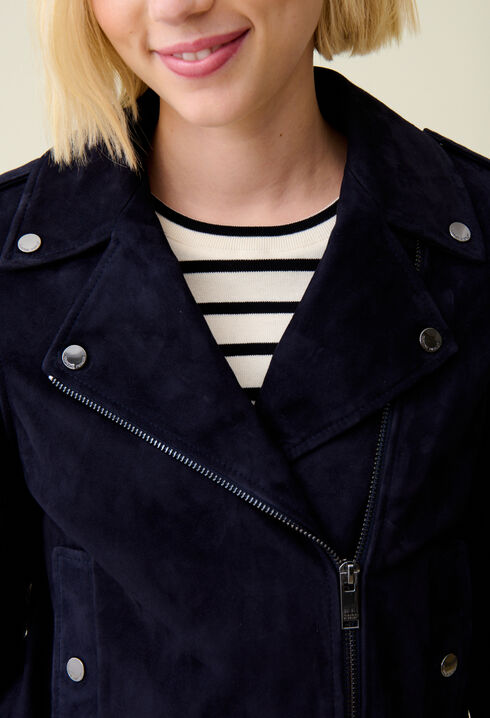 Perfekte Wildlederjacke