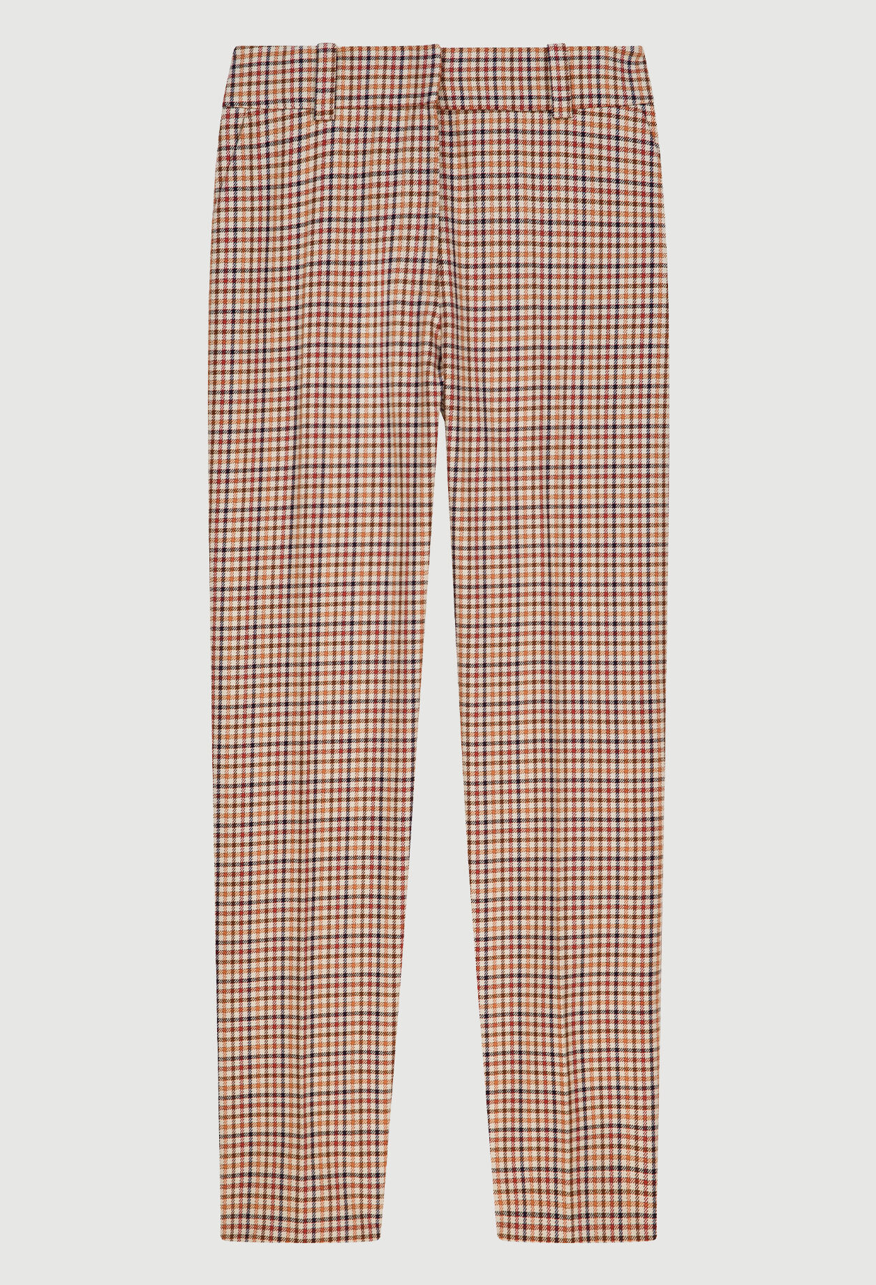 Karierte Hose mit geradem Schnitt
