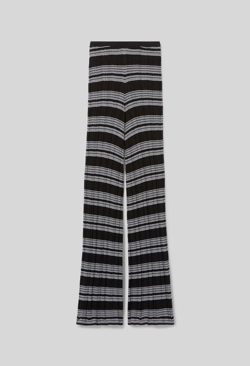 Gestreifte Strickhose