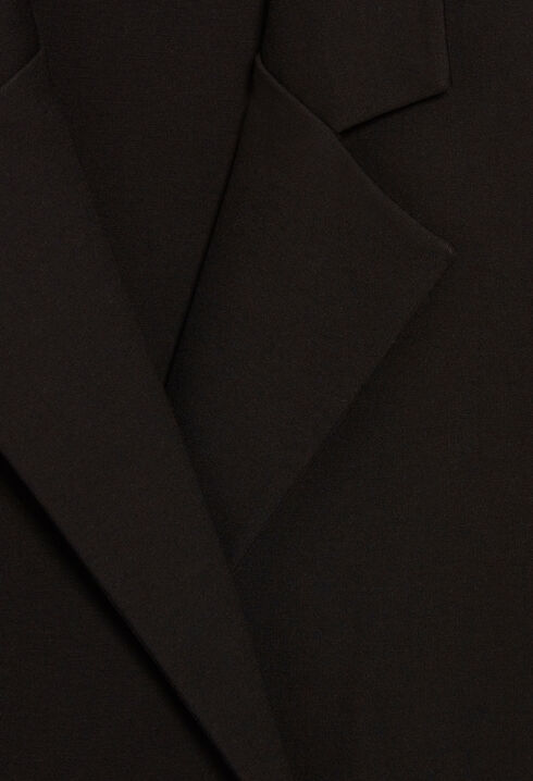 Schwarzer Oversize-Blazer