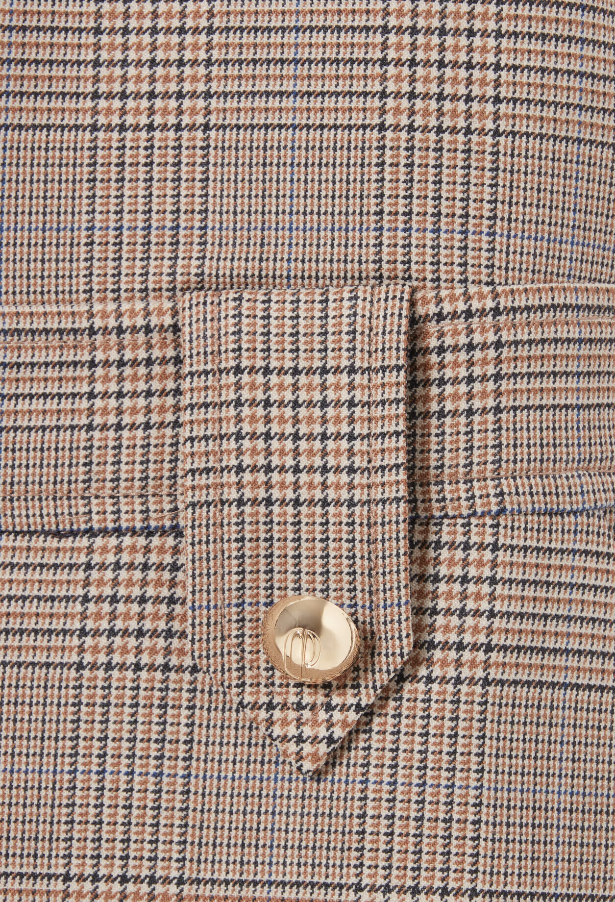 Karierter Latz-Overall-Shorts