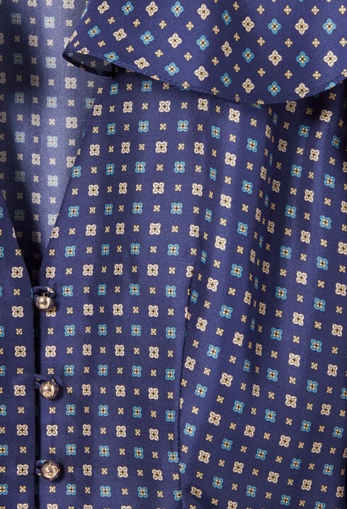 Kurzes Seidenkleid