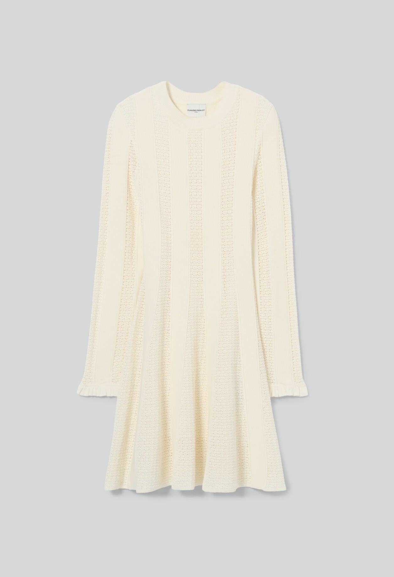 Kurzes Skater-Strickkleid