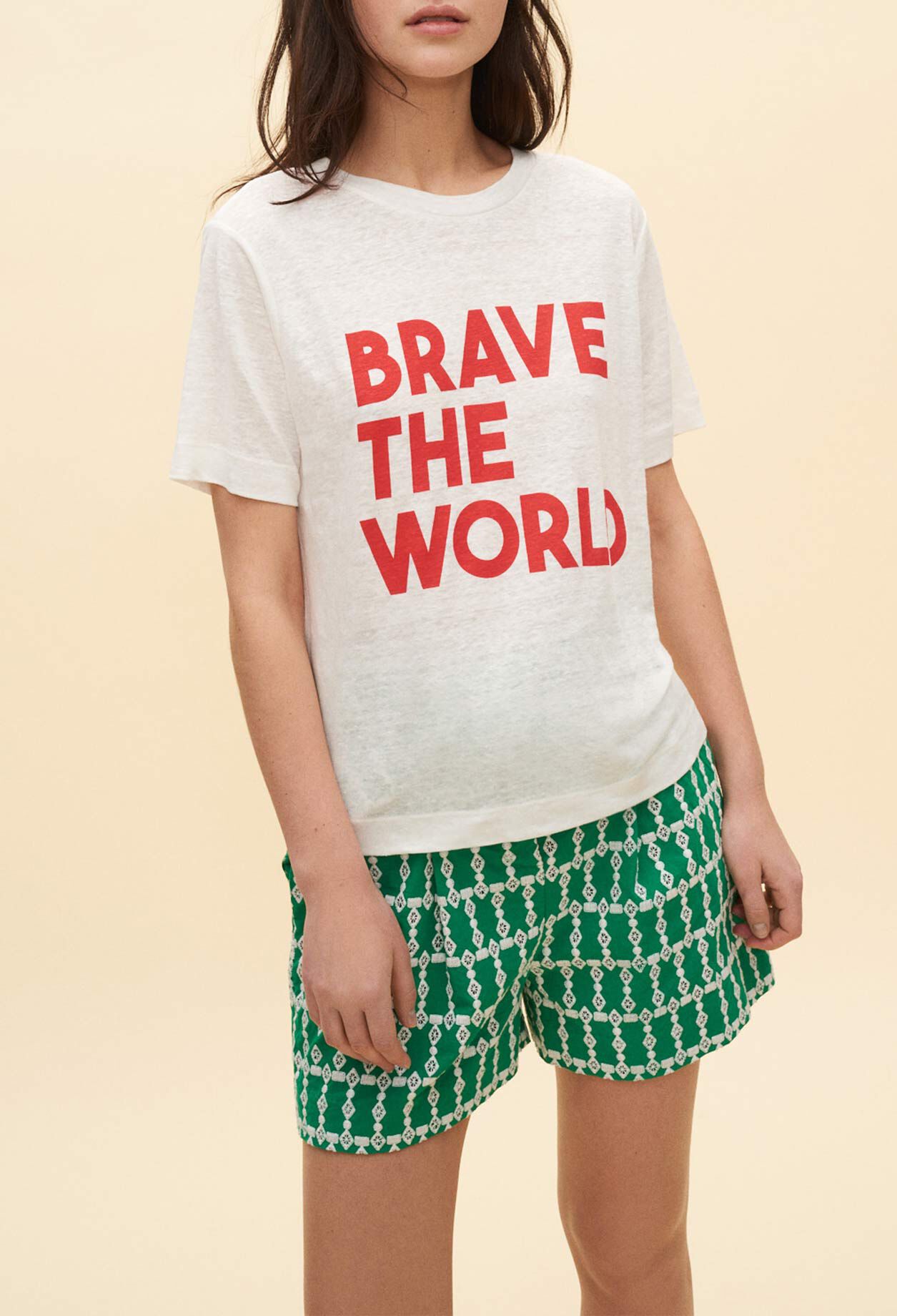T-shirt mit Siebdruck