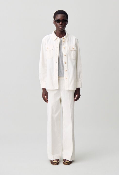 Samt-Overshirt