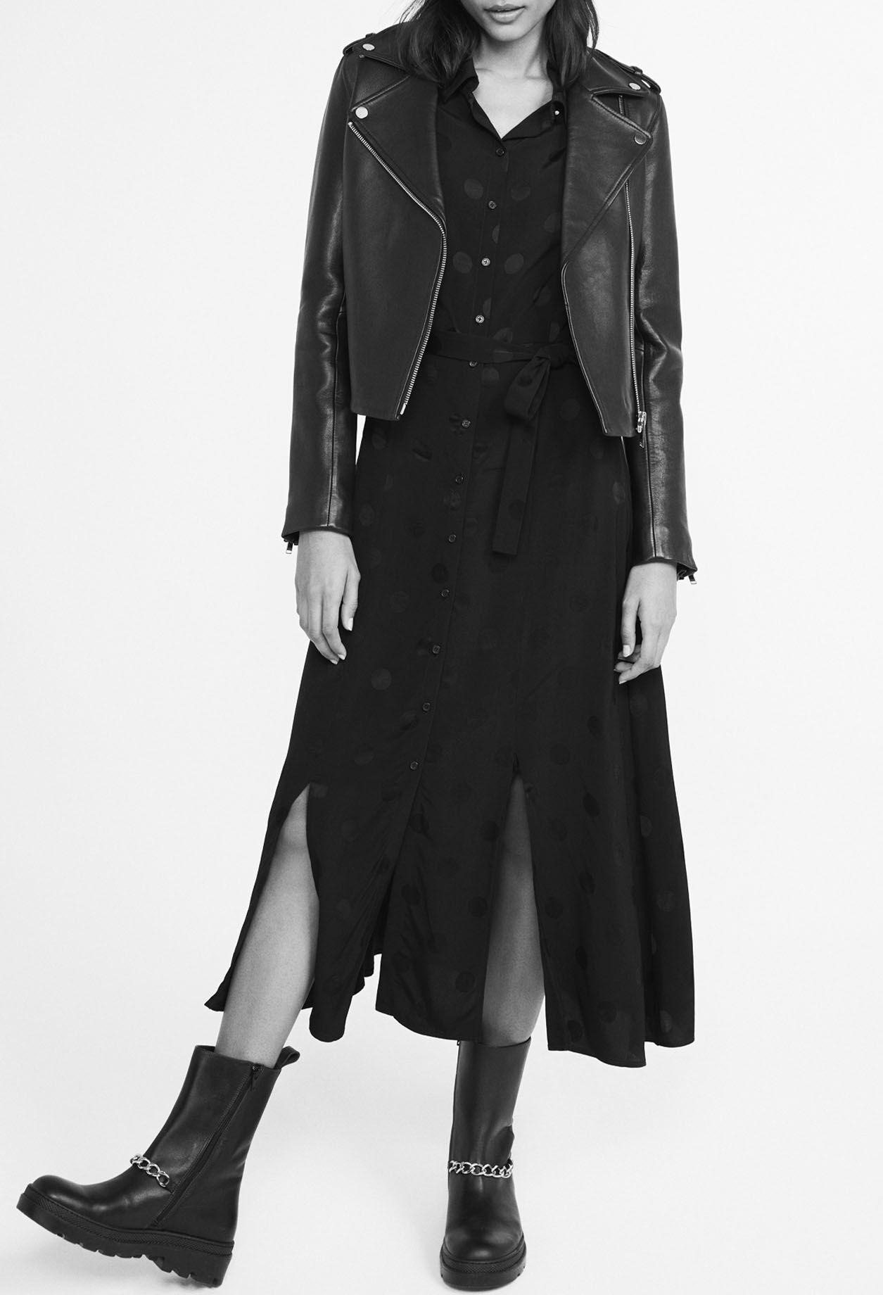 Langes Hemdkleid