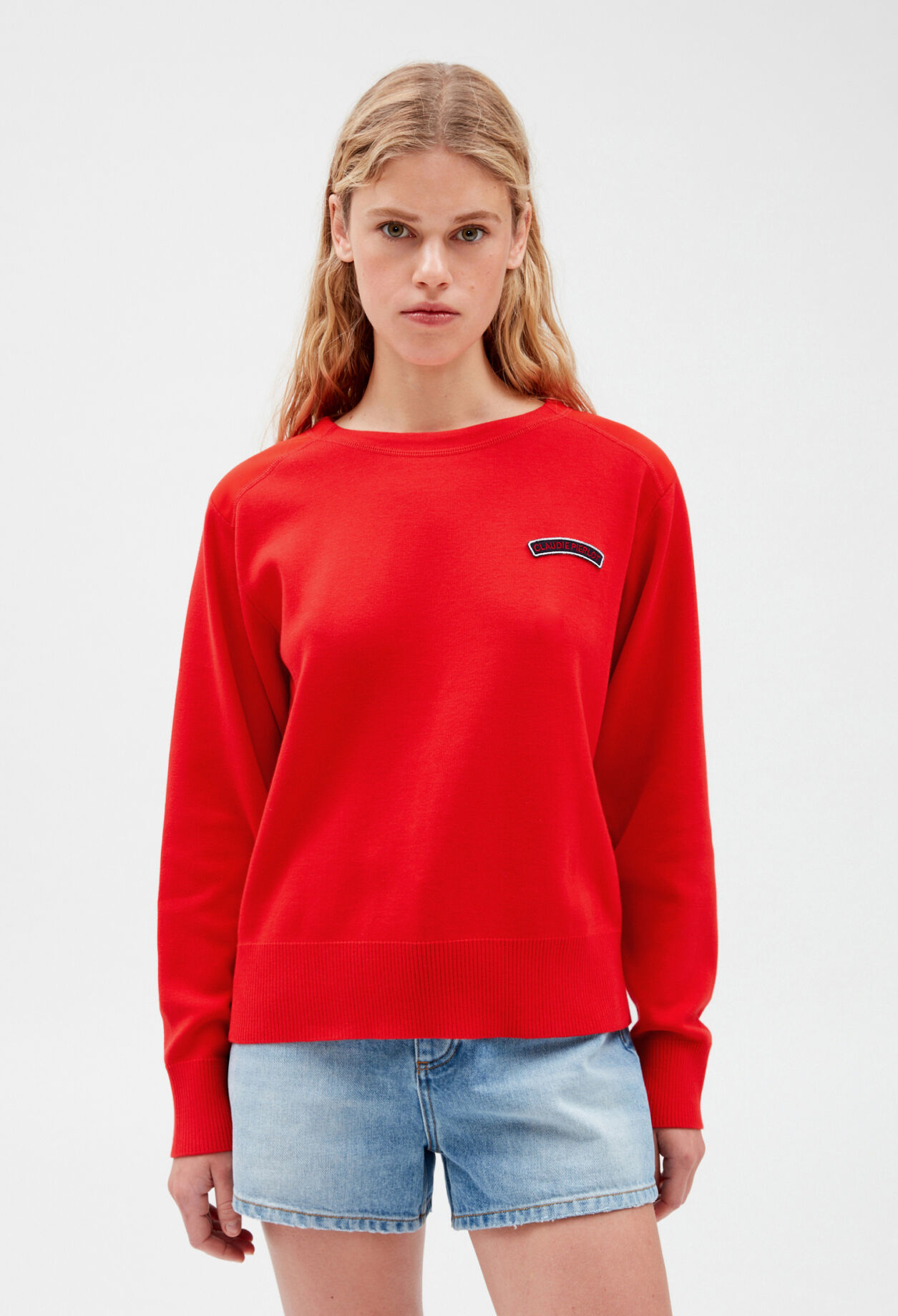 Roter Pullover