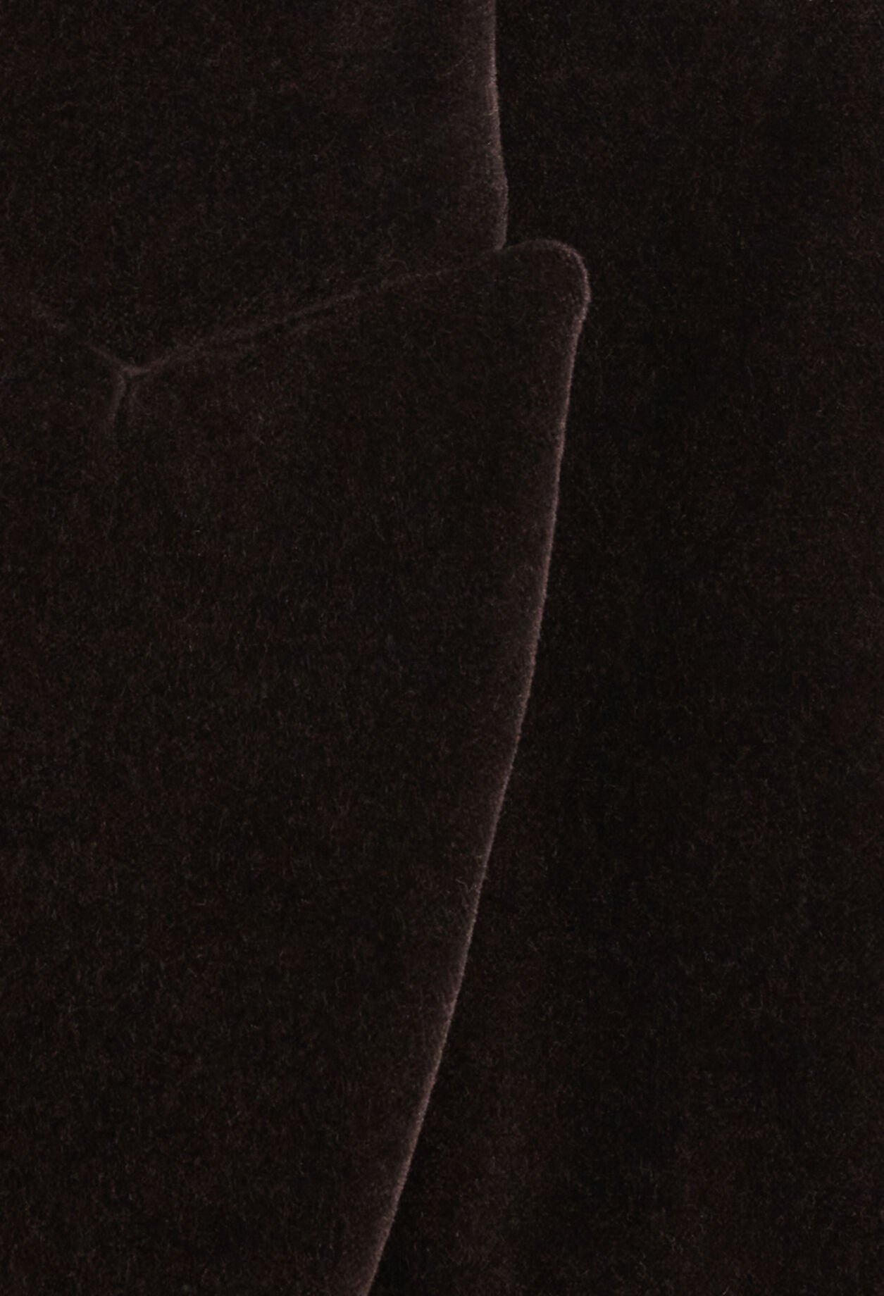 Schokoladenbrauner Blazer aus Samt