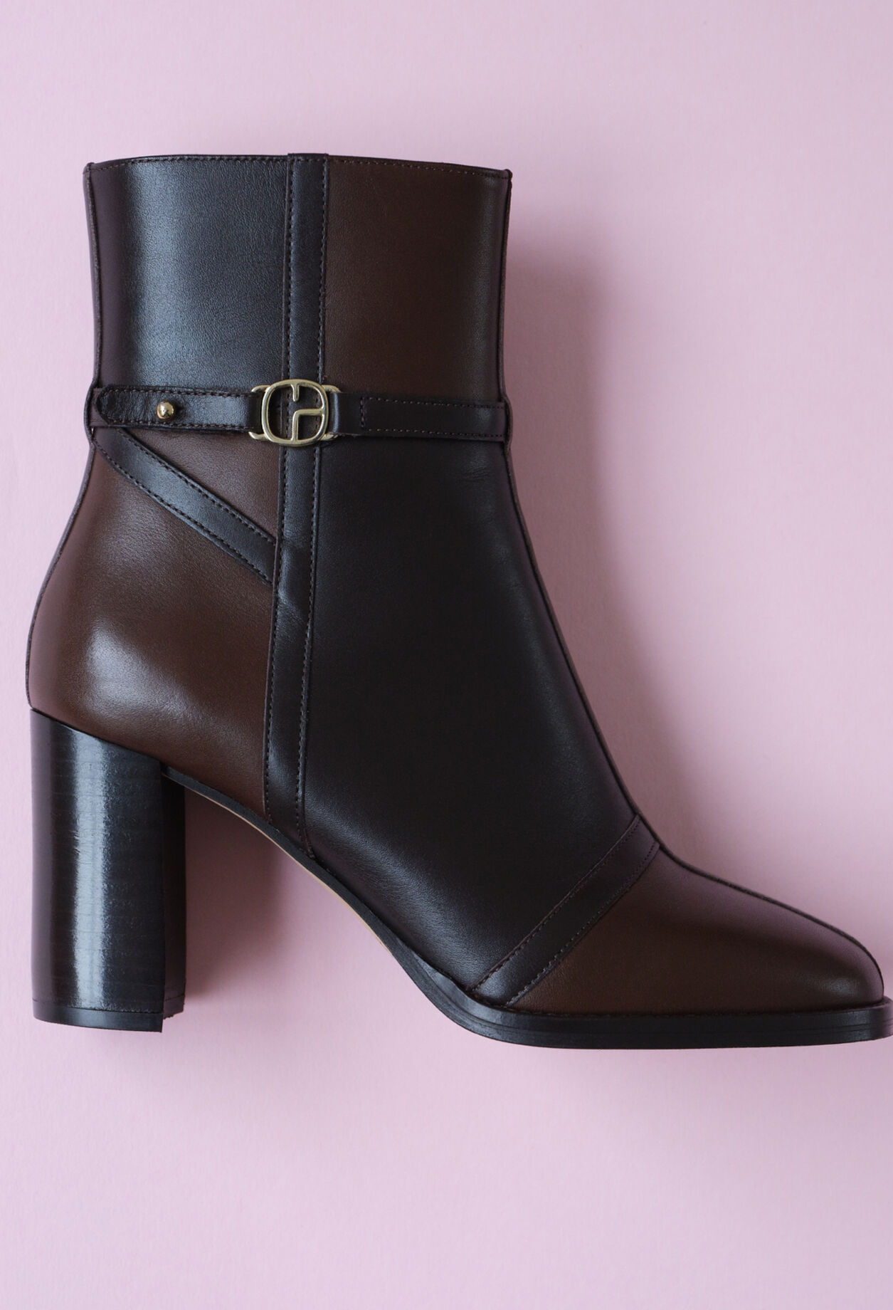 Patchwork-Lacklederstiefel