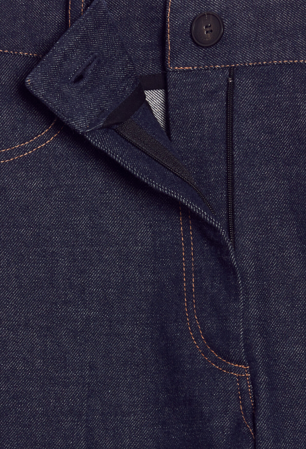 Denim-Hose in Rohblau