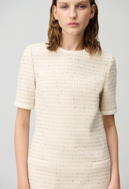 Tweed-Kleid kurz