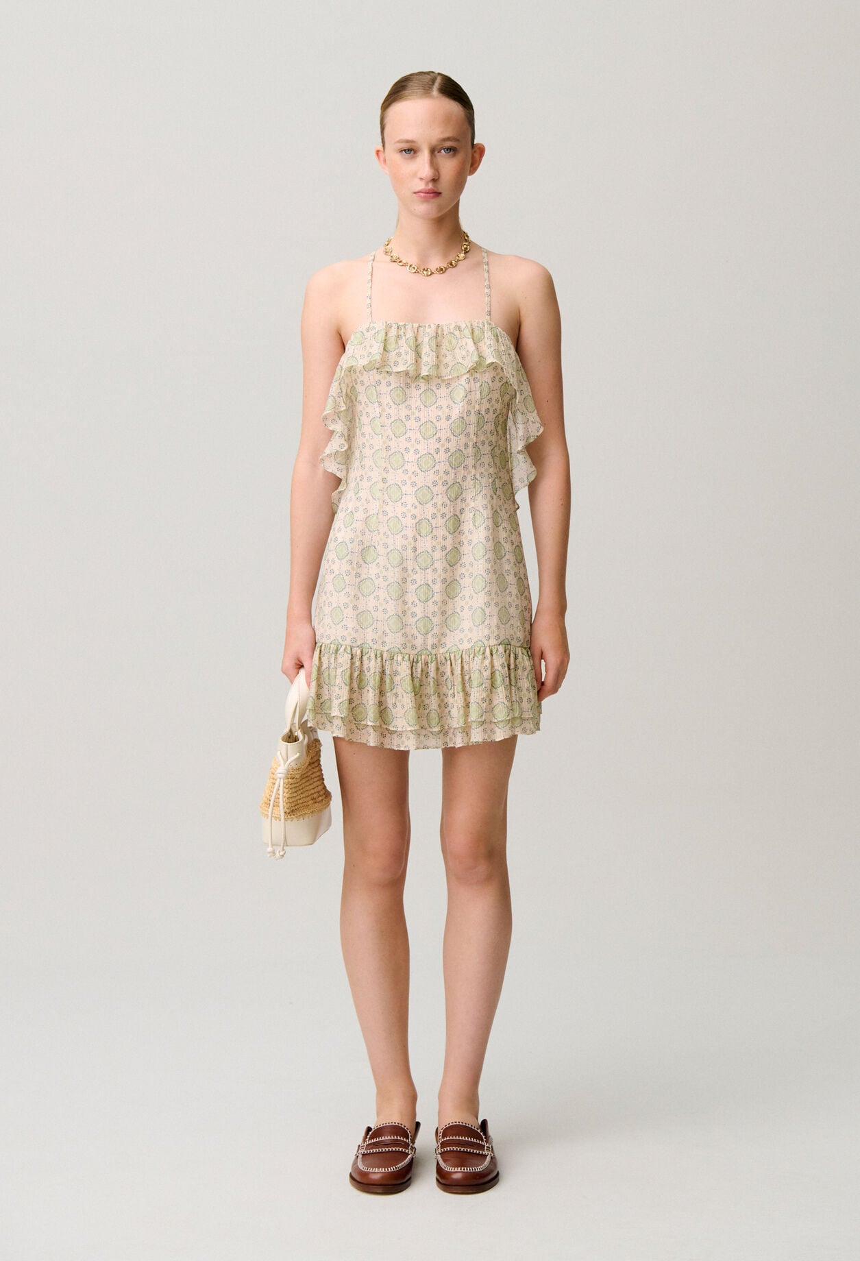 Kurzes Print-Kleid