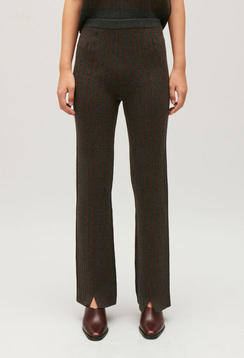 Gestreifte Strickhose 