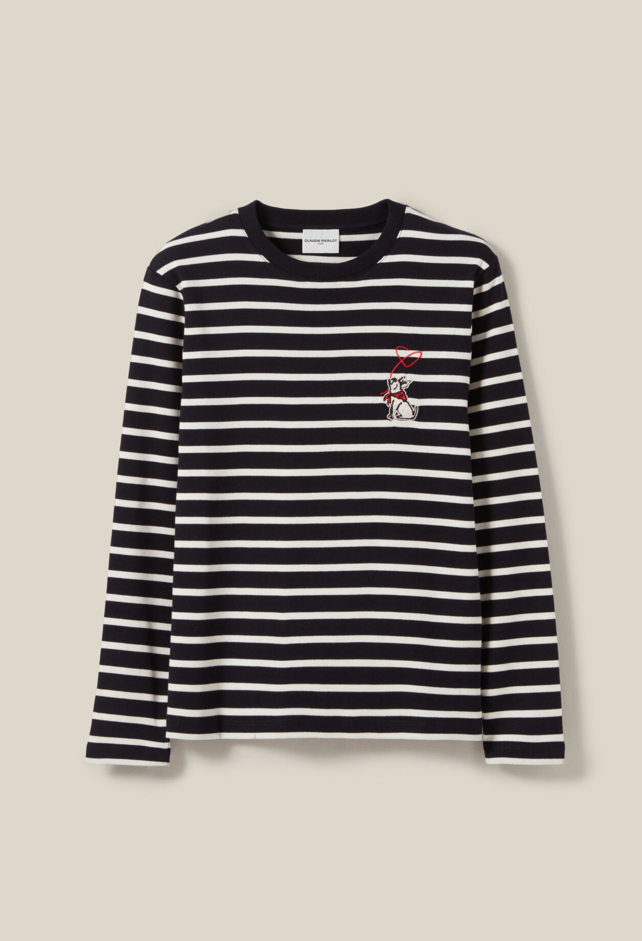 Marinière-T-Shirt Stickerei Jean Toto