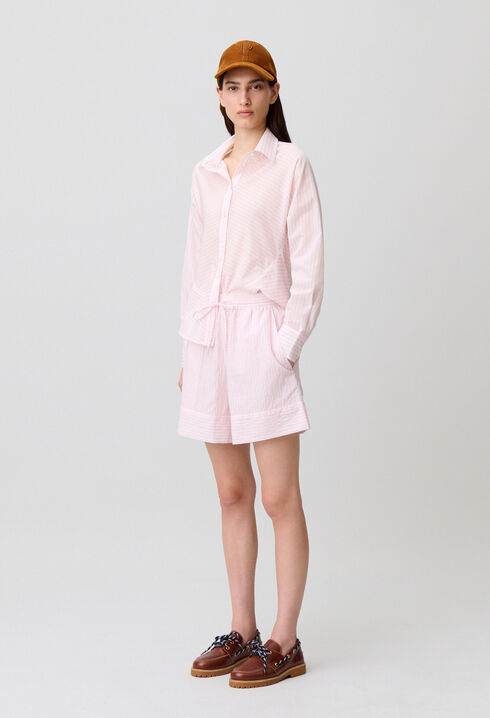 Bluse mit Volants am R&uuml;cken
