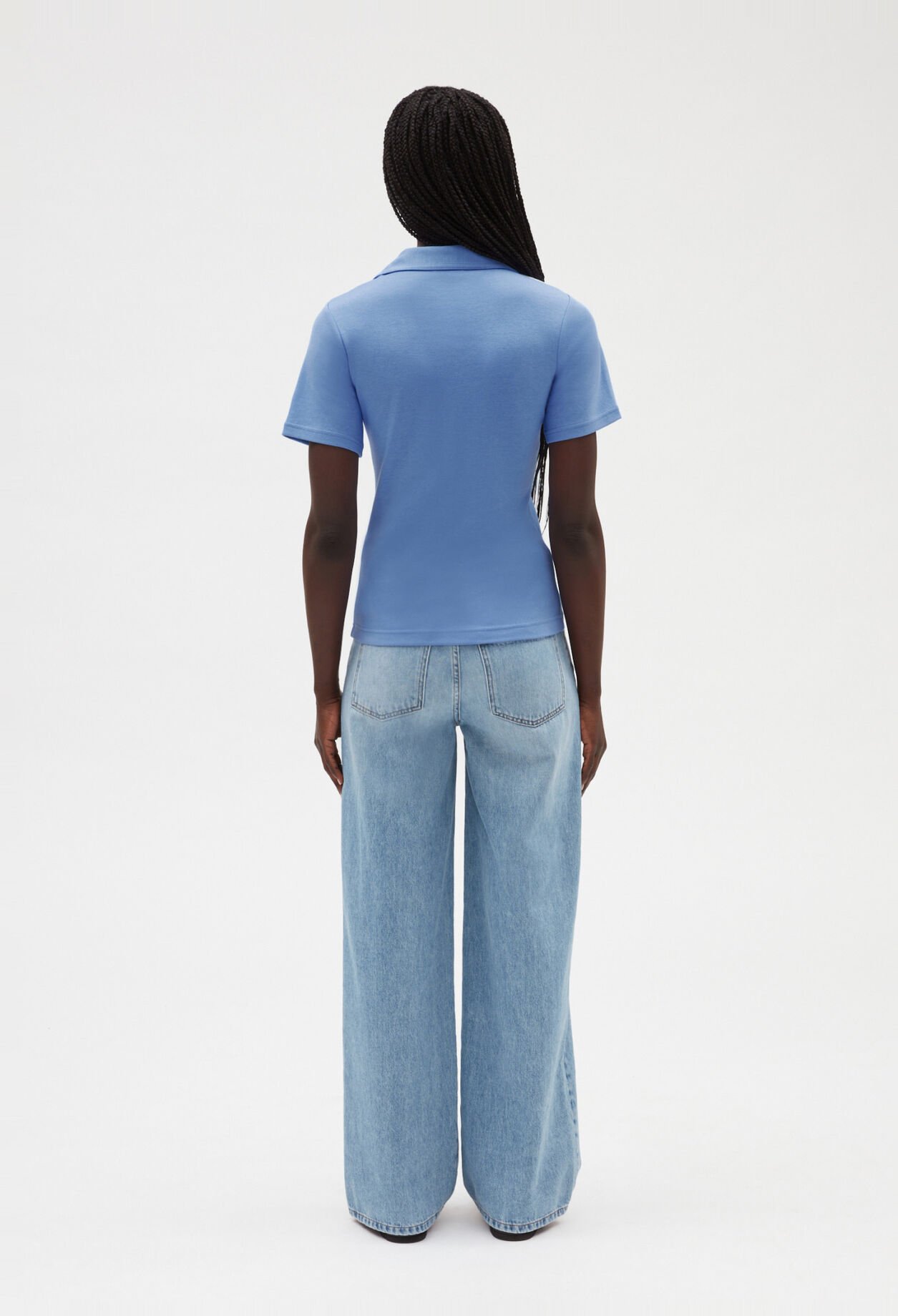 Kurzärmeliges Polo-T-Shirt