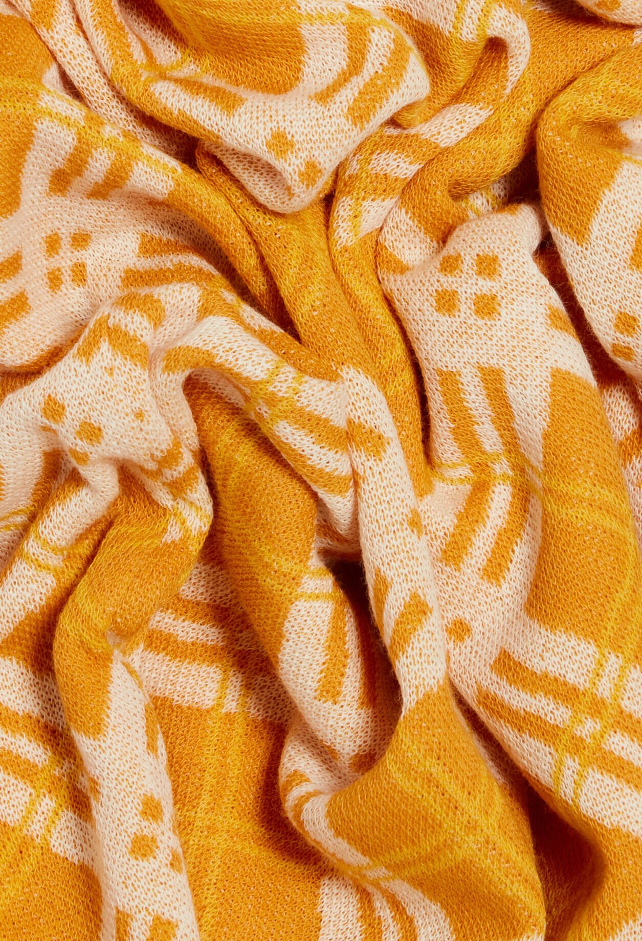 Pullover Karomuster Gelb