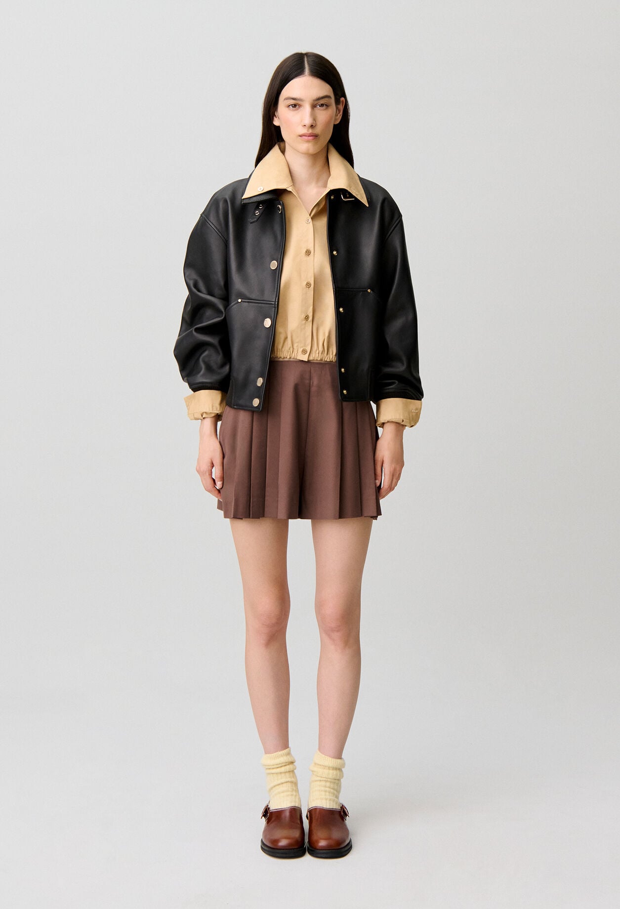 Weite Shorts mit geradem Schnitt