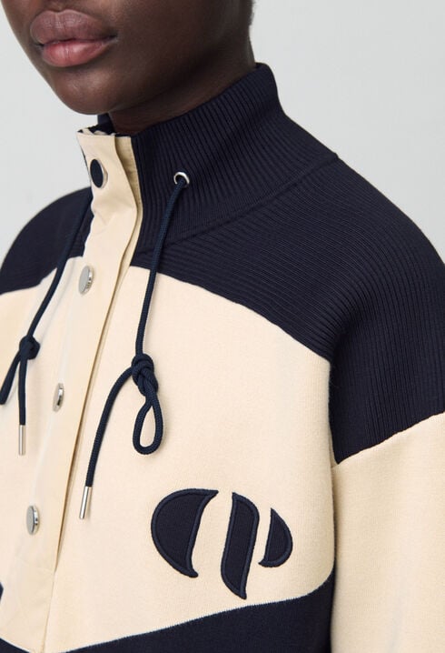 Sweatshirt Minimum Troyerkragen