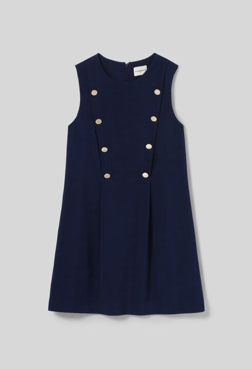 Tailliertes kurzes Kleid