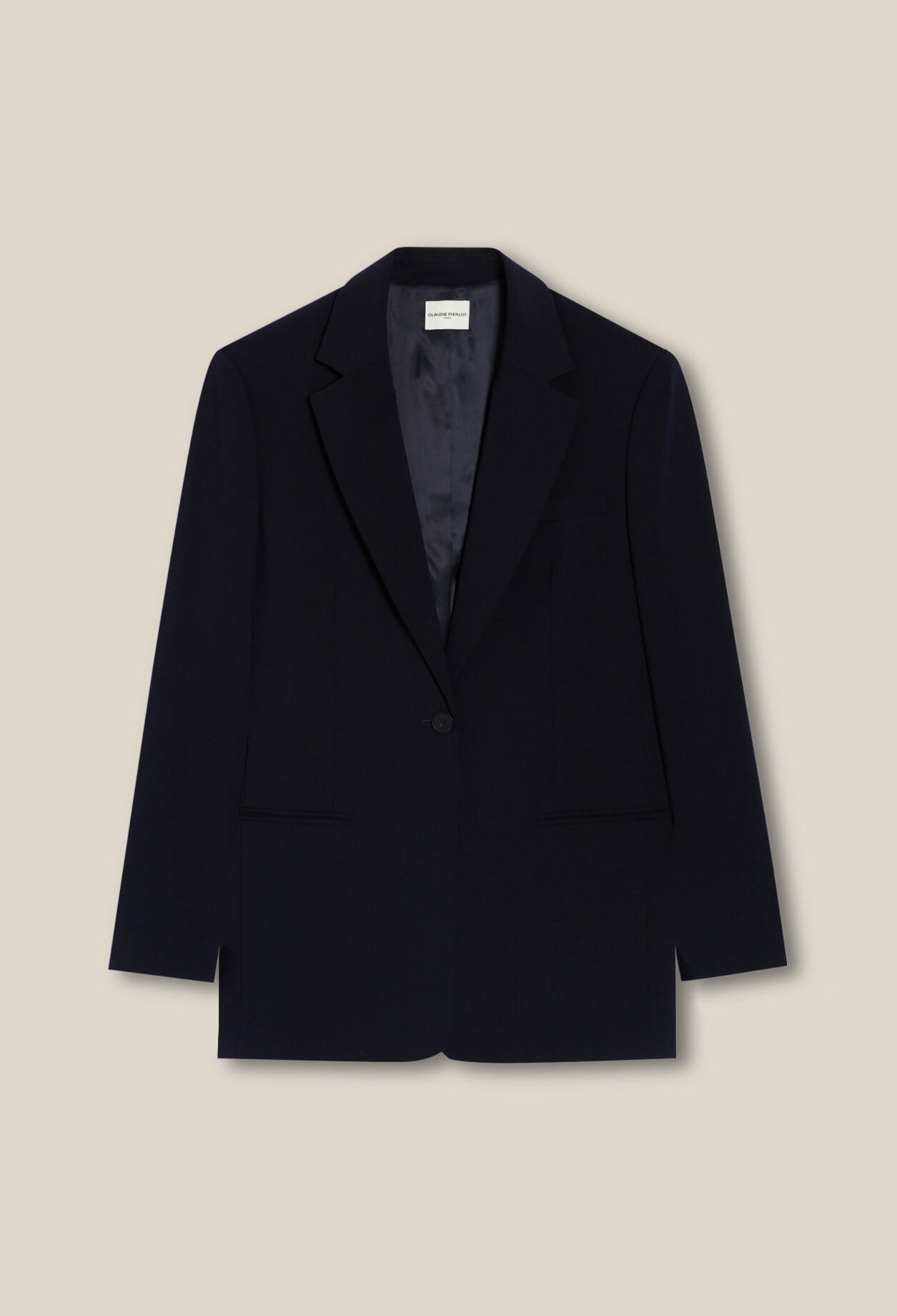 Oversize Blazer Marineblau