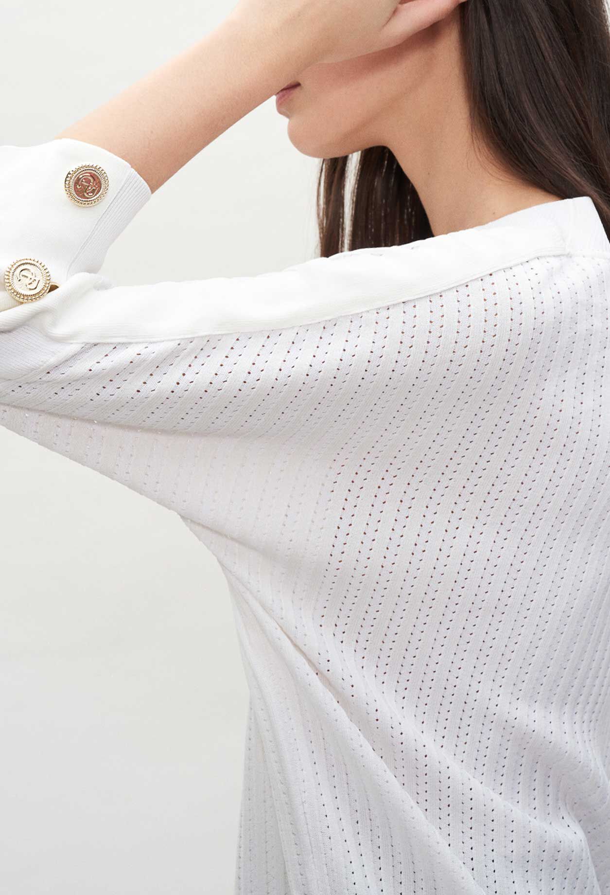 Pullover mit halblangen Ärmeln