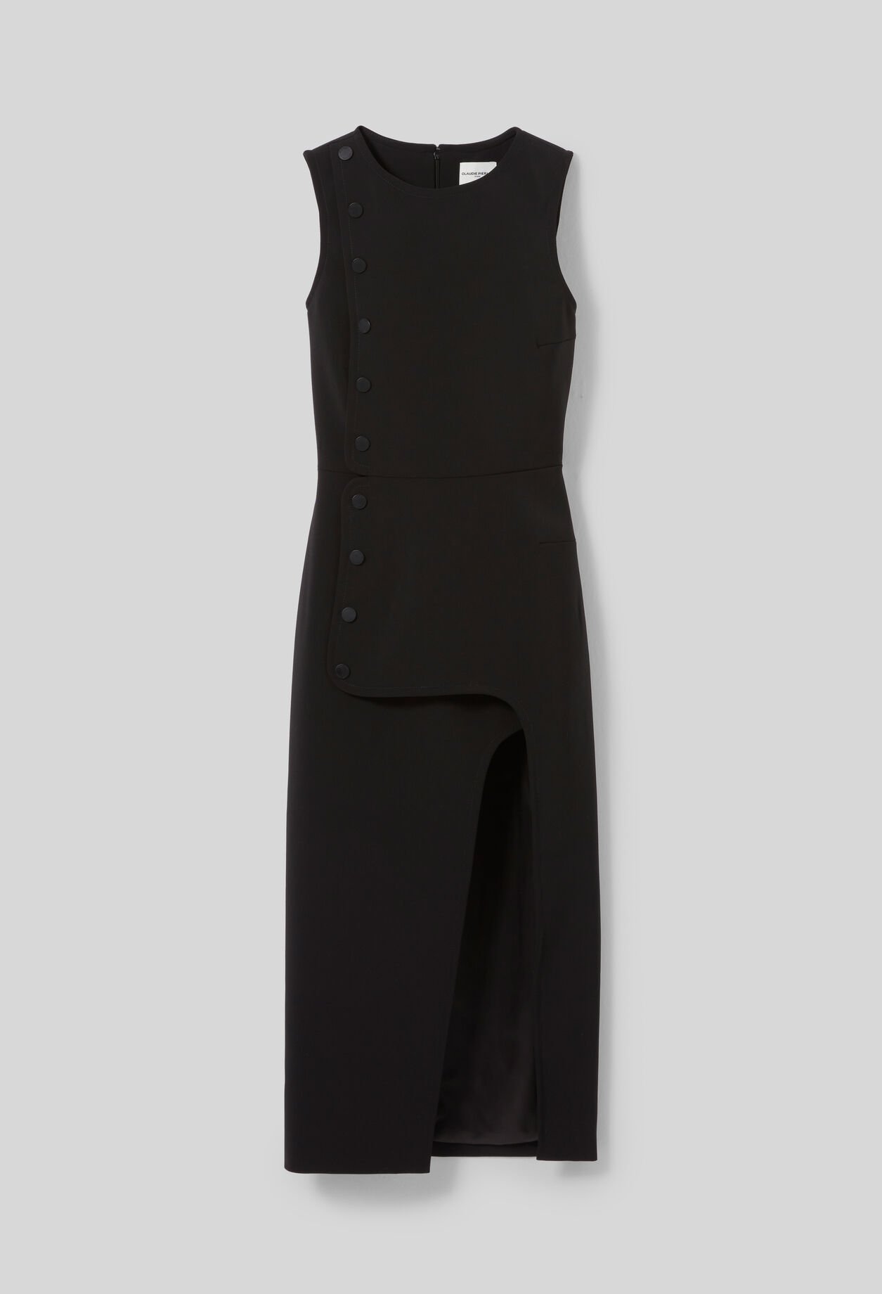 Langes schwarzes Kleid