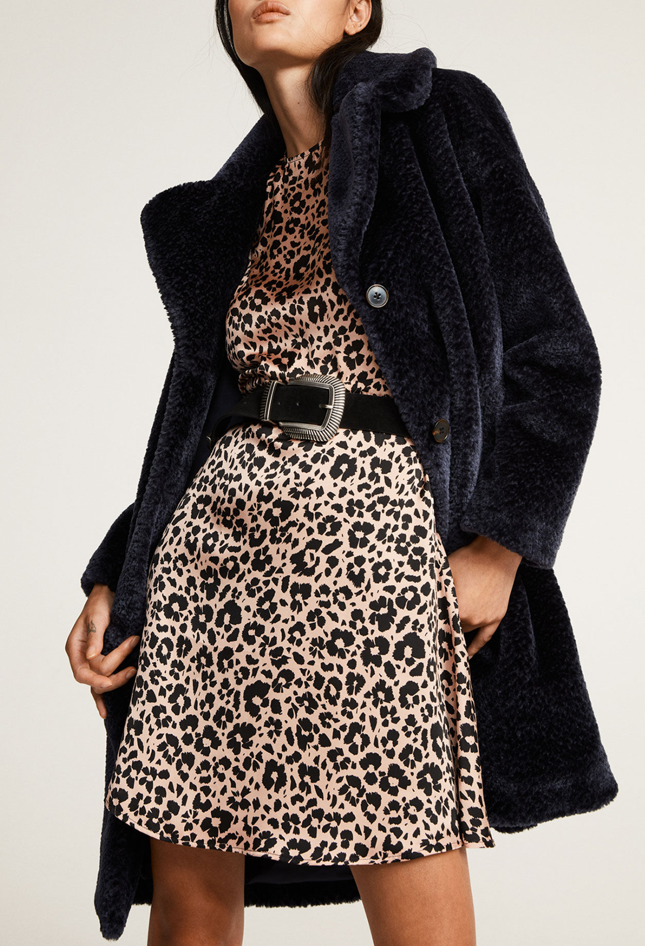 Skaterkleid mit Leoparden-Print