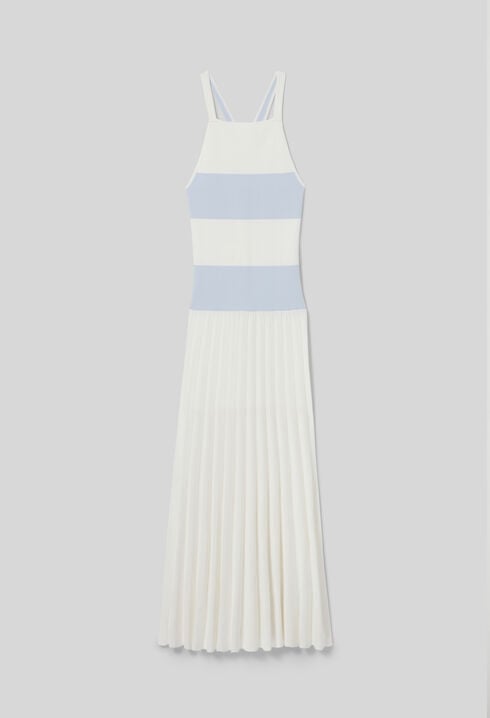 Langes Strickkleid