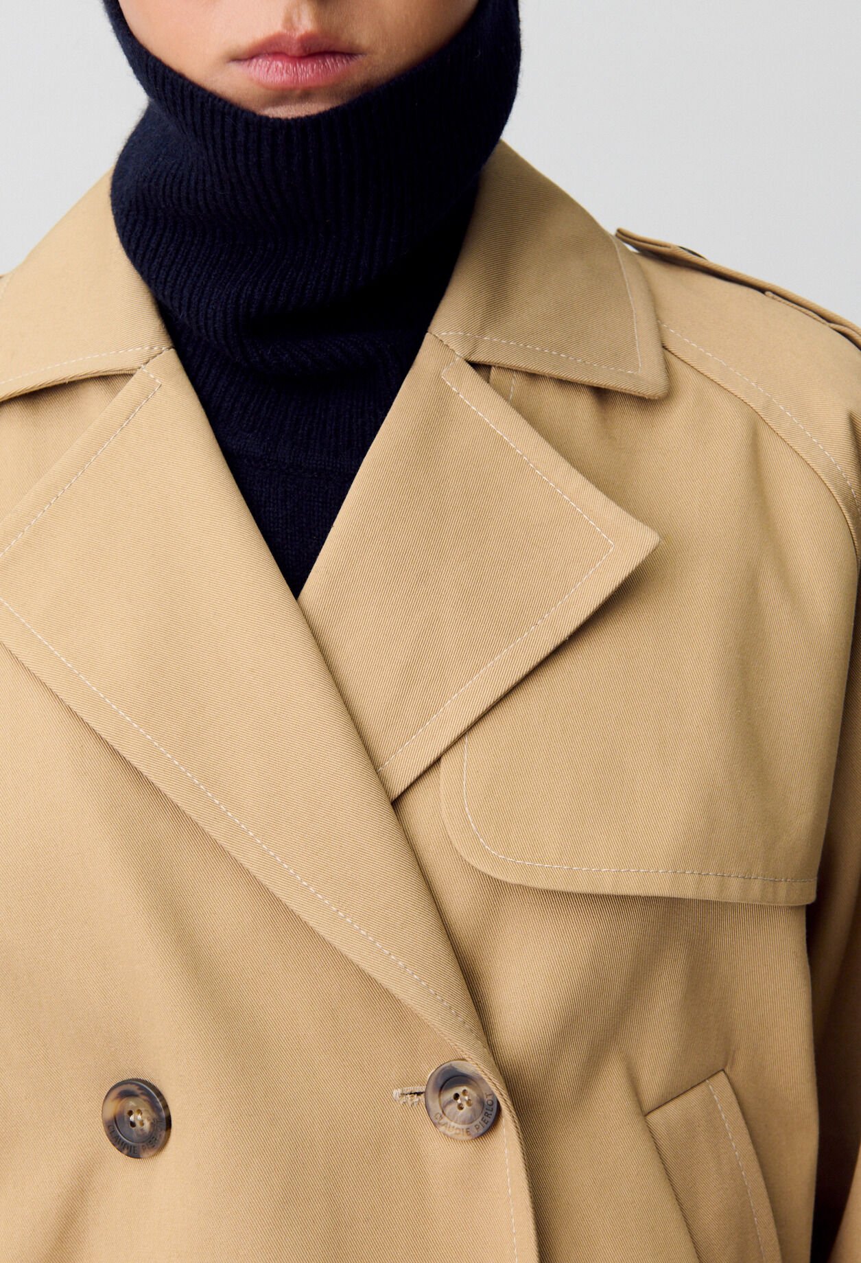 Kurzer Trenchcoat