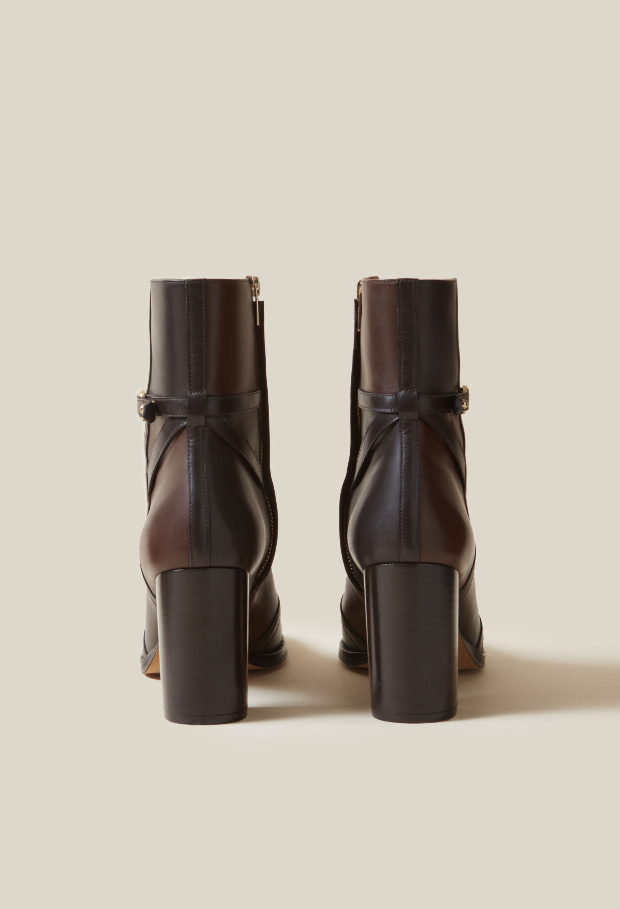 Patchwork-Lacklederstiefel