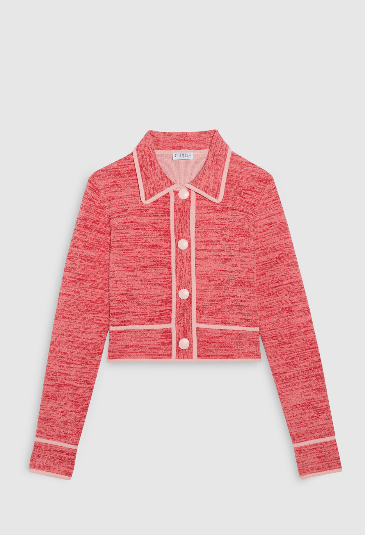 Kurzjacke mit Einfassungen.